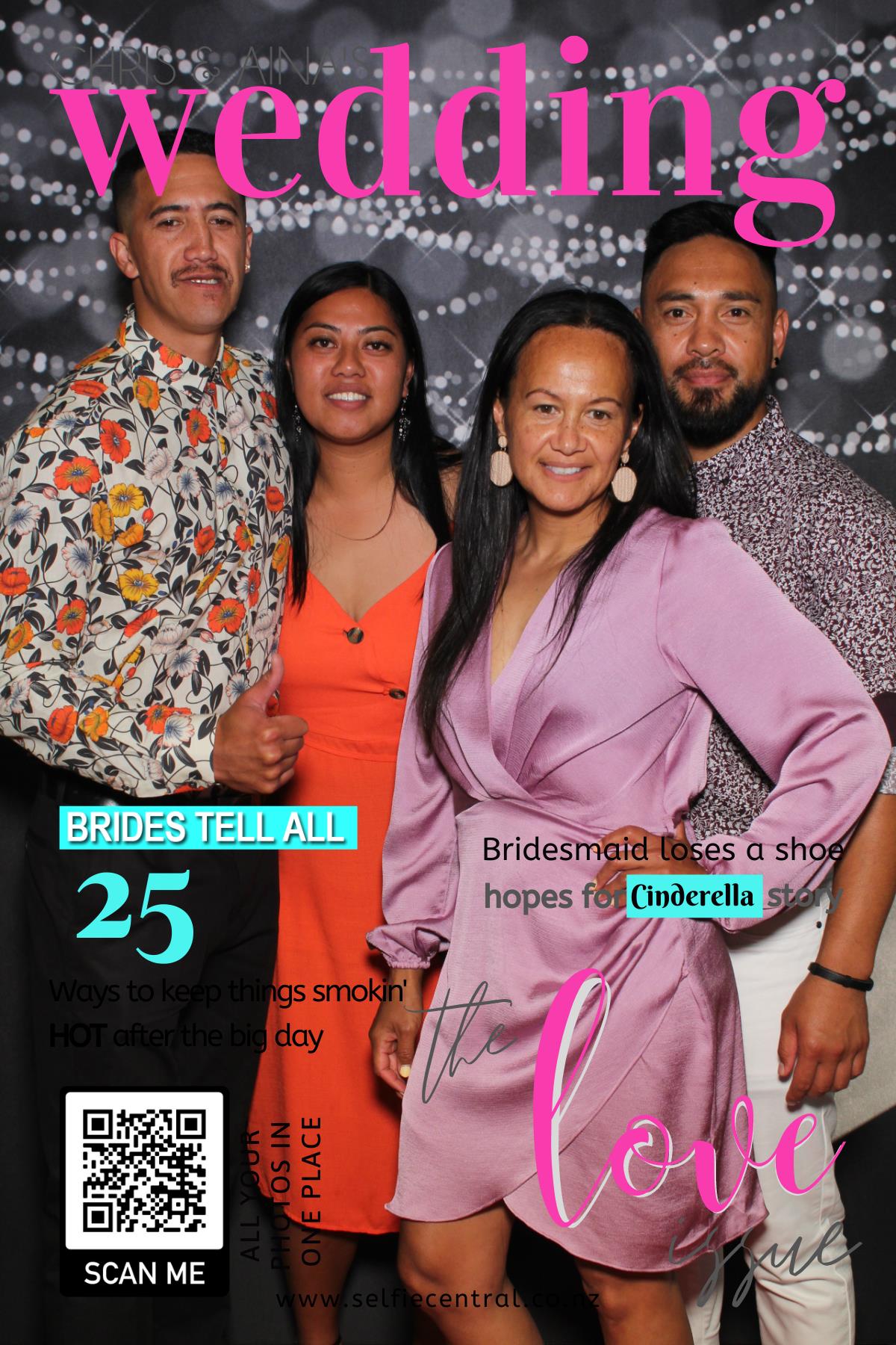 Christopher & Kataraina's wedding | View more photos from the event at gallery.photobooth.co.nz/u/SelfieCentral/Christopher-Katarainas-wedding